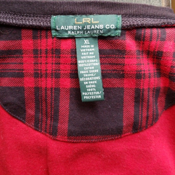 Ralph Lauren Jean's Co plaid long sleeve shirt - Picture 6 of 7